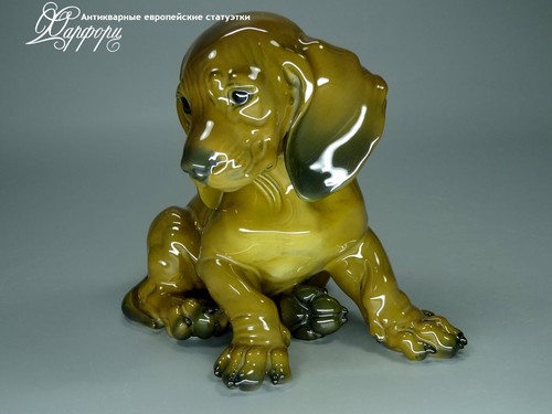 Купить фарфоровые статуэтки Rosenthal, Щенок таксы, Германия